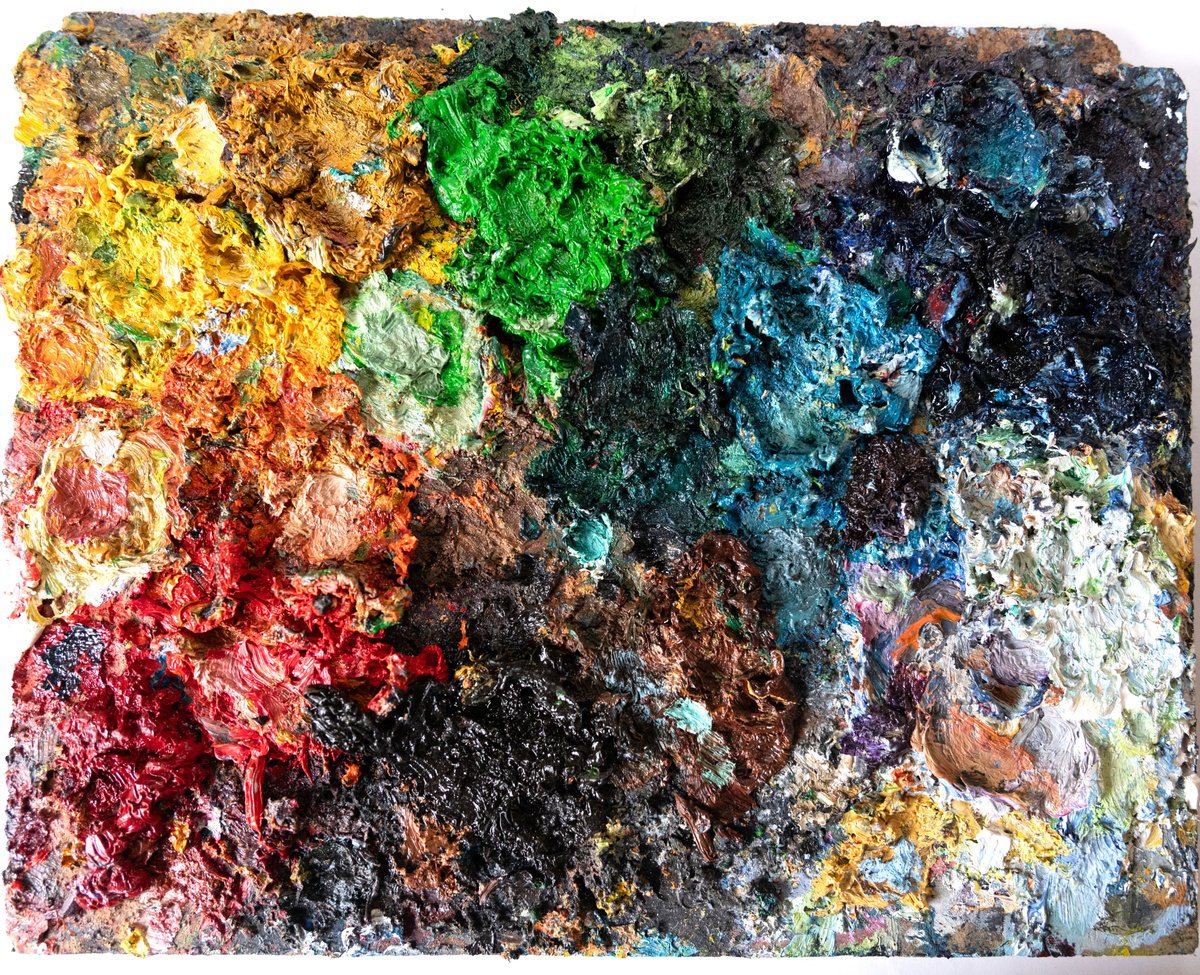 Artist Palette 2015-2020 by Elizabeth Anne Fox