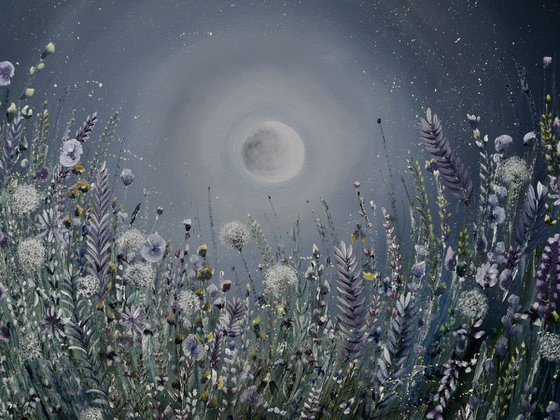 Enchantment Moon **VERY LARGE PAINTING**