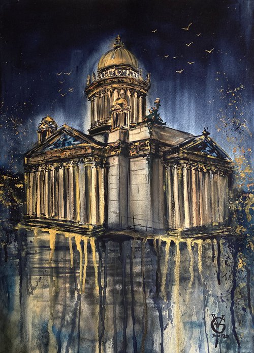 Night Cathedral by Valeria Golovenkina