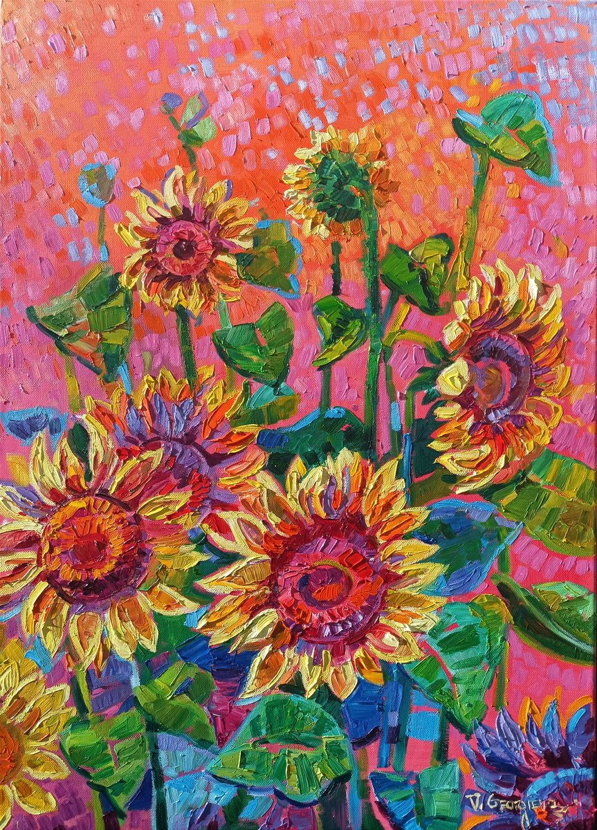 Shining Sunflowers by Vanya Georgieva