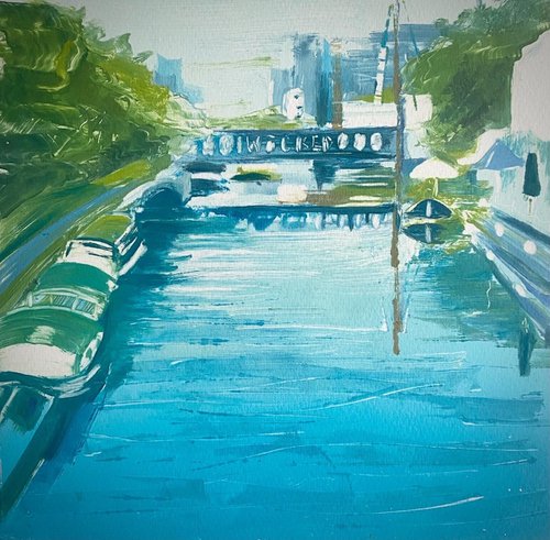 Hackney Wick Canal by Rebecca Denton