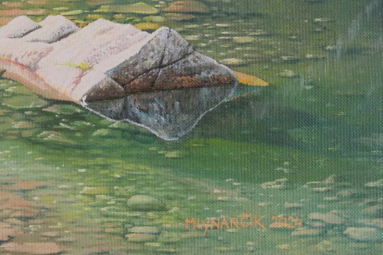 By the mountain lake