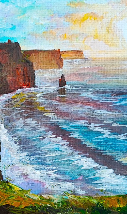 Irish seascape by Tatajana Obuhova