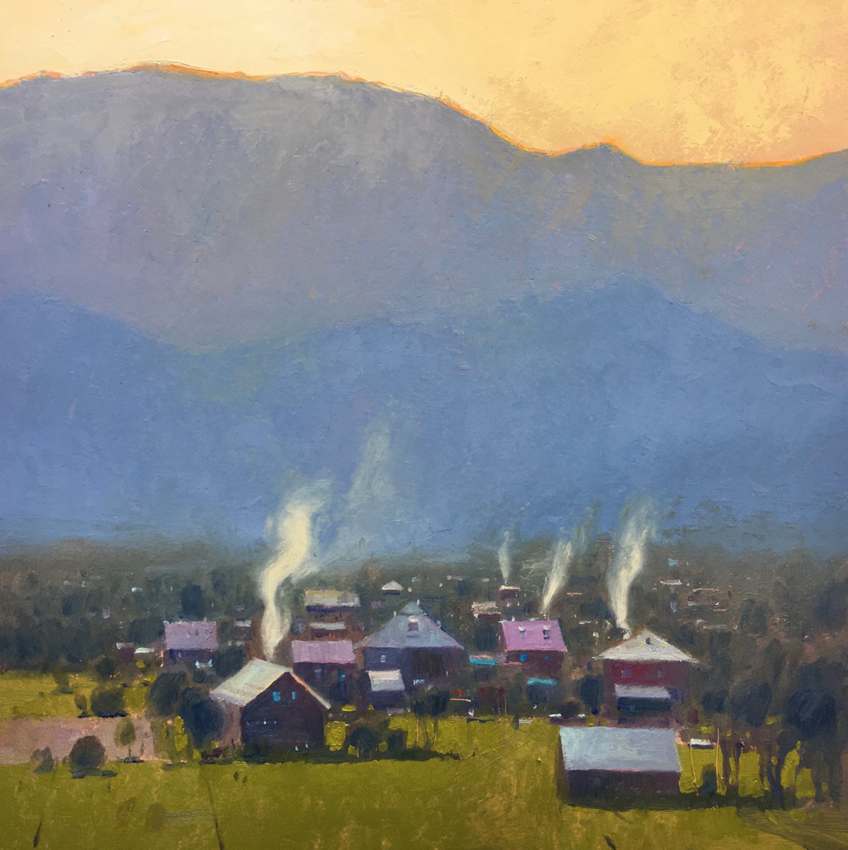 Carpathian smoke by Andrii Kovalyk