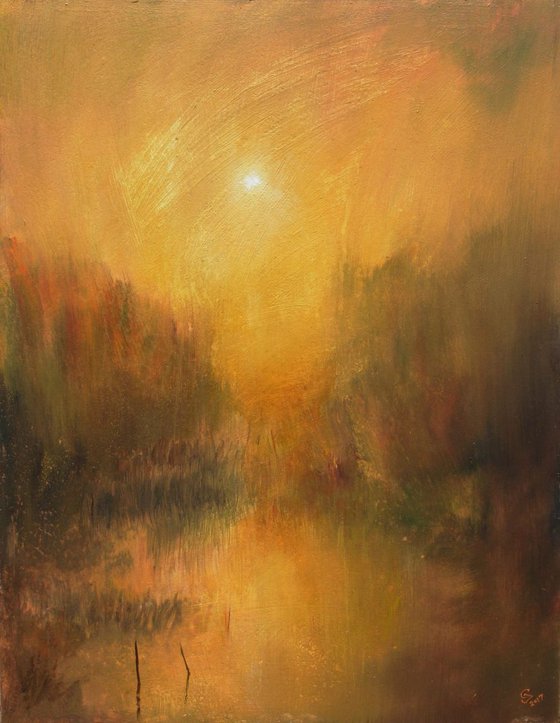 " Spirits of the hazy Sunset "