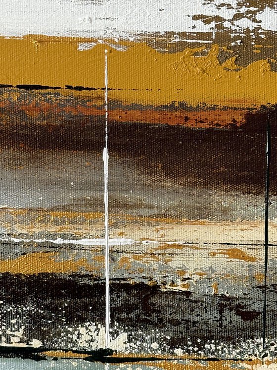 Emerald Divide. golden accents