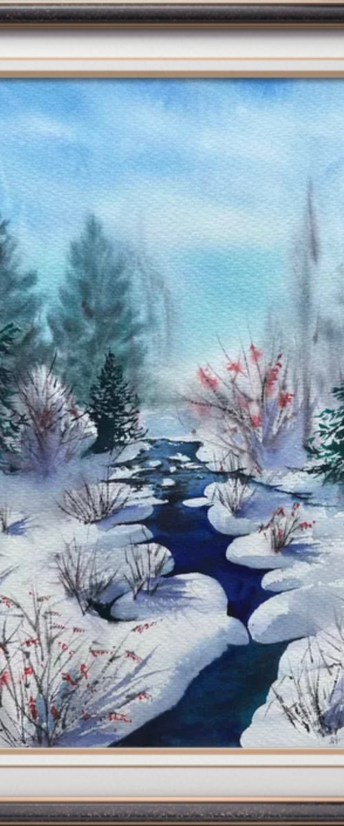 Winter in the forest by Yuliia Sharapova
