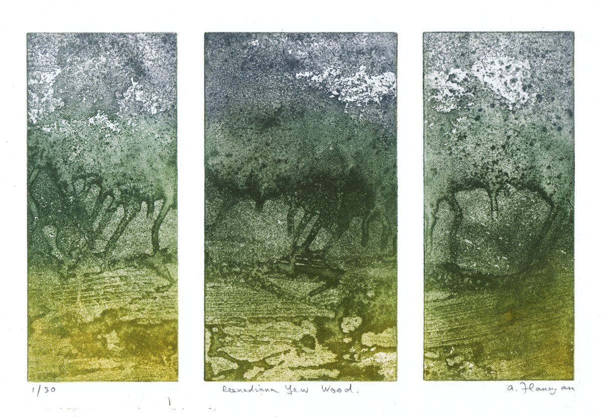 Reenadinna Yew Wood by Aidan Flanagan Irish Landscapes