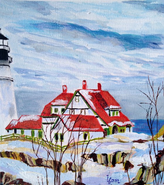 Red Roofs by the Sea