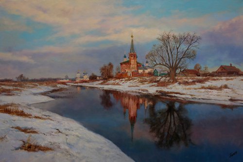Winter.Cherch by Eduard Panov