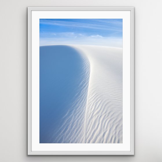 White Wave, White Sands - FRAMED - Limited Edition