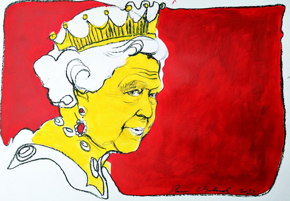 95 Queen Elizabeth 2 A3 by Anna Maria