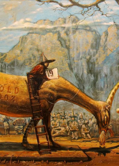 Preparing to worship the Golden Taurus. by Serhiy Roy