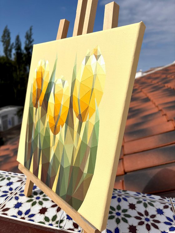 SUNNY YELLOW TULIPS