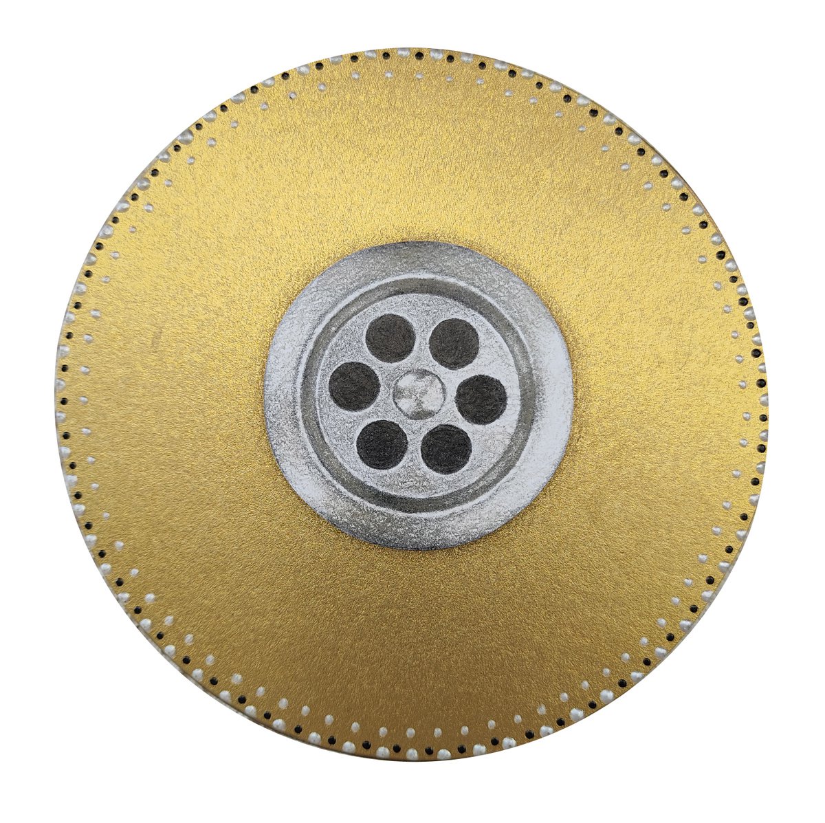 Photorealistic Still Life Collage By Andromachi Giannopoulou, 4 X 4, Drain, Original Artwork