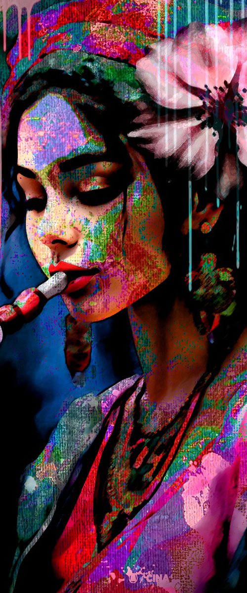 Smoking Gypsy by Alex Solodov