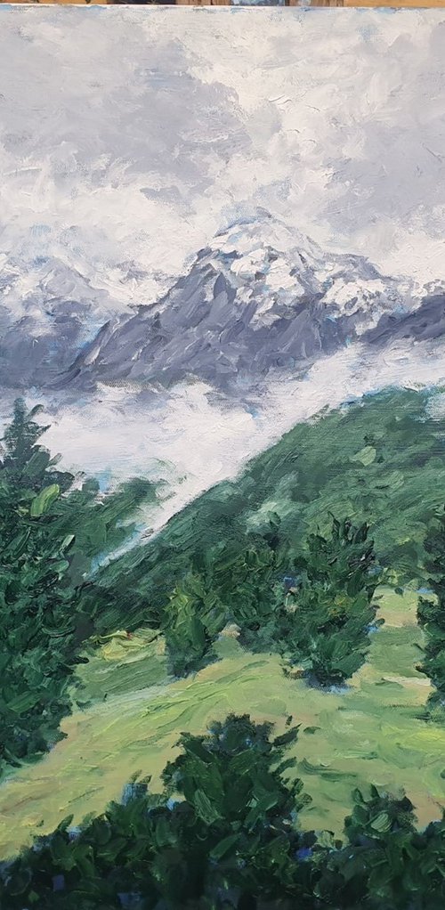 swiss mountains I by Colin Ross Jack