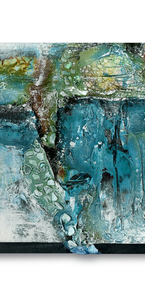 The Jewels Within 1 - Highly Textural Abstract Painting by Kathy Morton Stanion by Kathy Morton Stanion