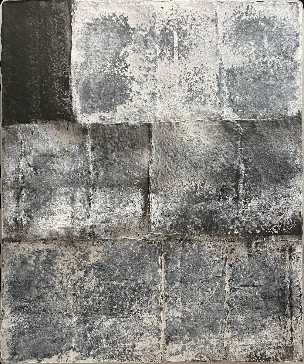 Geometric Cityscapes Collage By Sergio Aranda, 15 X 18", Architecture Of Emptiness, Original Artwork