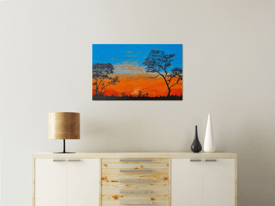 Orange sunset 1