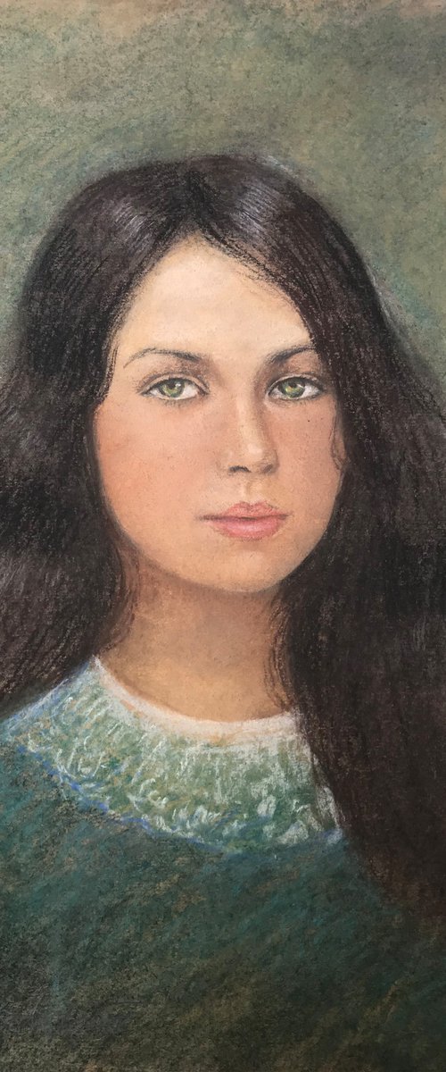 Portrait of a girl by Viktor Mishurovskiy