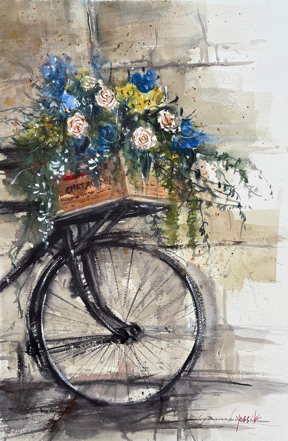 the flower bike