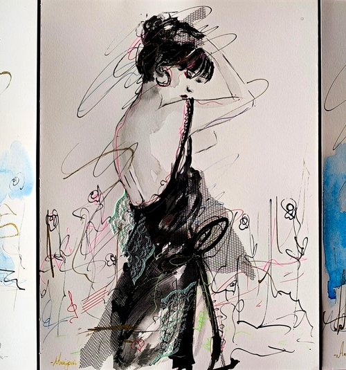 Les Muses Series by Antigoni Tziora