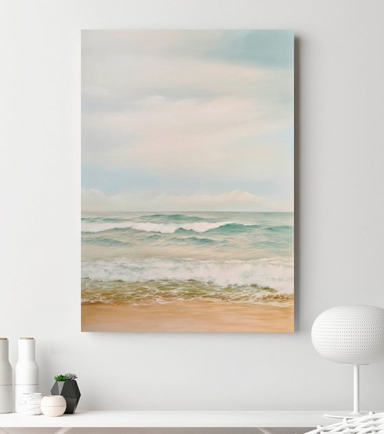"Serene" Seascape oil canvas art