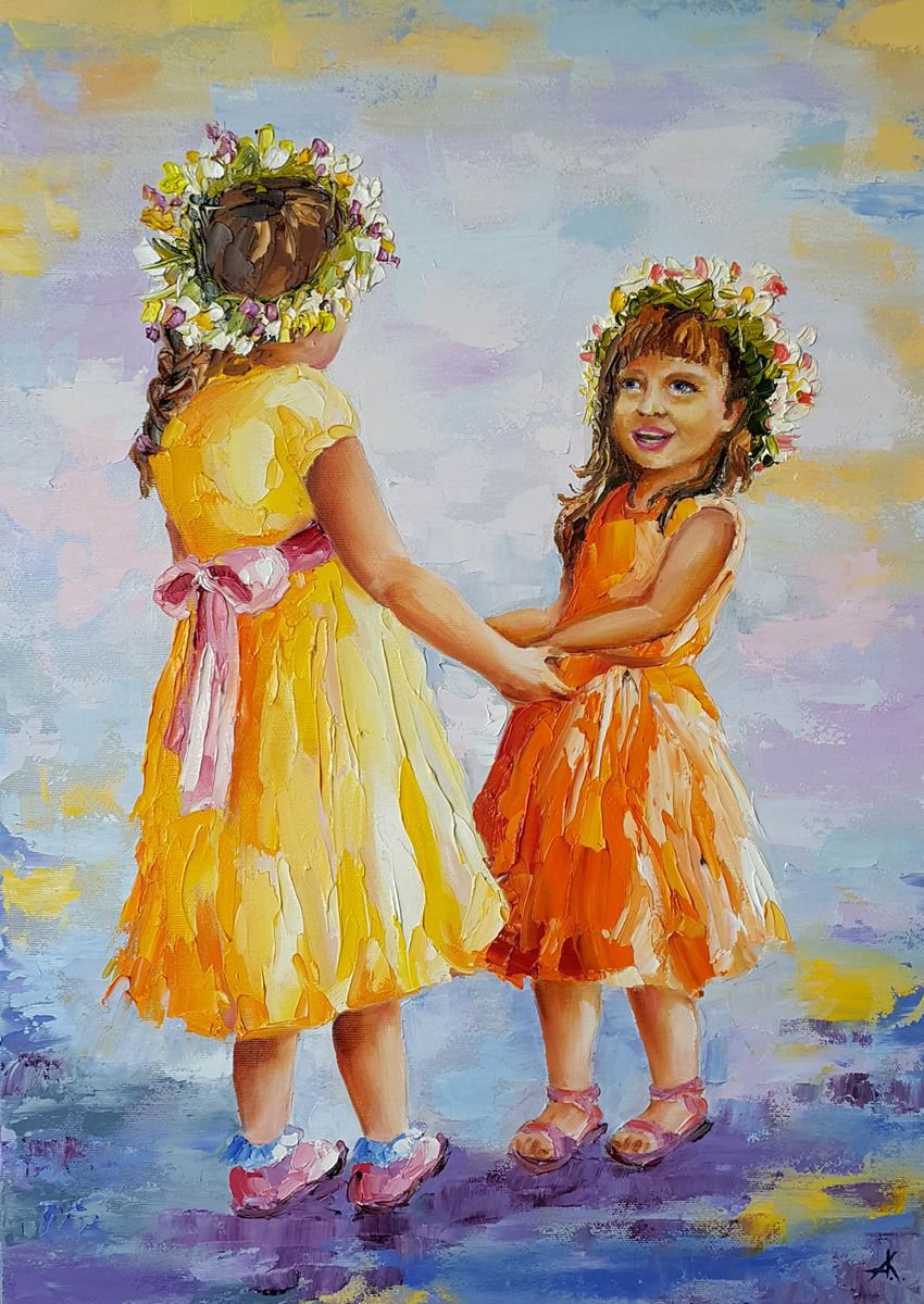 Little sisters by Anastasia Kozorez
