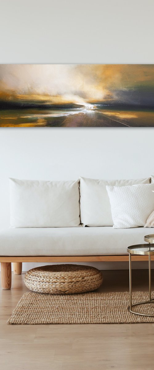 Last Light (Large Panoramic) by Verity Westwood