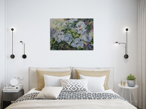 WHITE PEONIES #3
