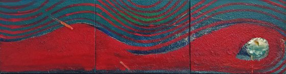 "The moon" polyptych