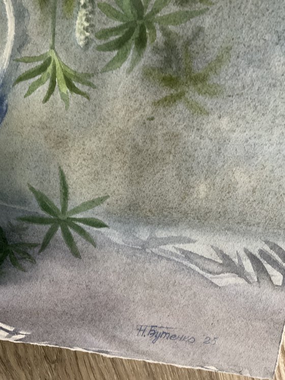 Whispers of wild lupines,