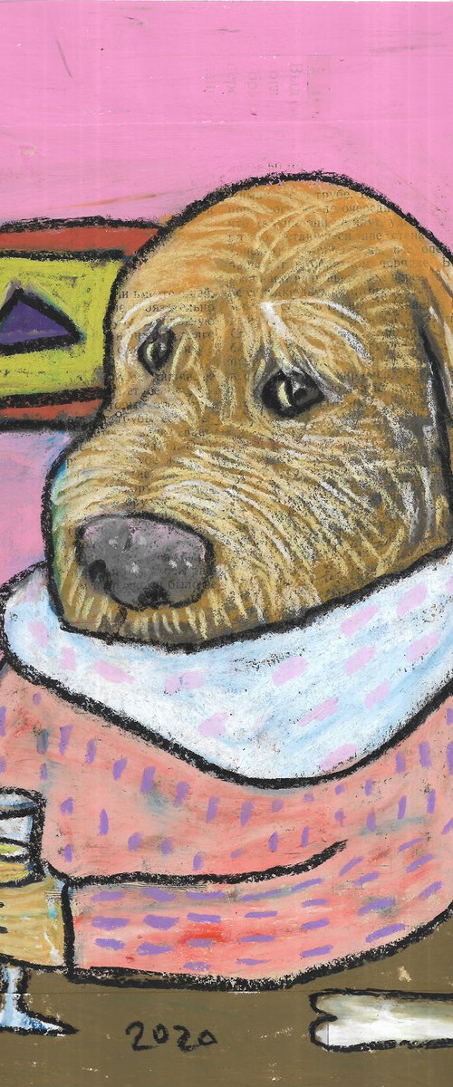 Drinking dog #103 by Pavel Kuragin