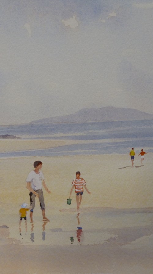 On the Beach at Malahide by Maire Flanagan