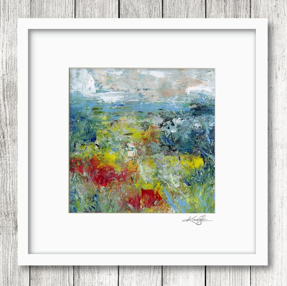 Garden Song 5 - Abstract Flower Art by Kathy Morton Stanion