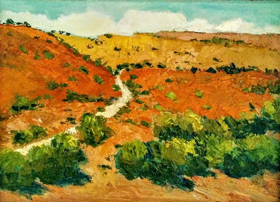 A Desert Trail, landscape