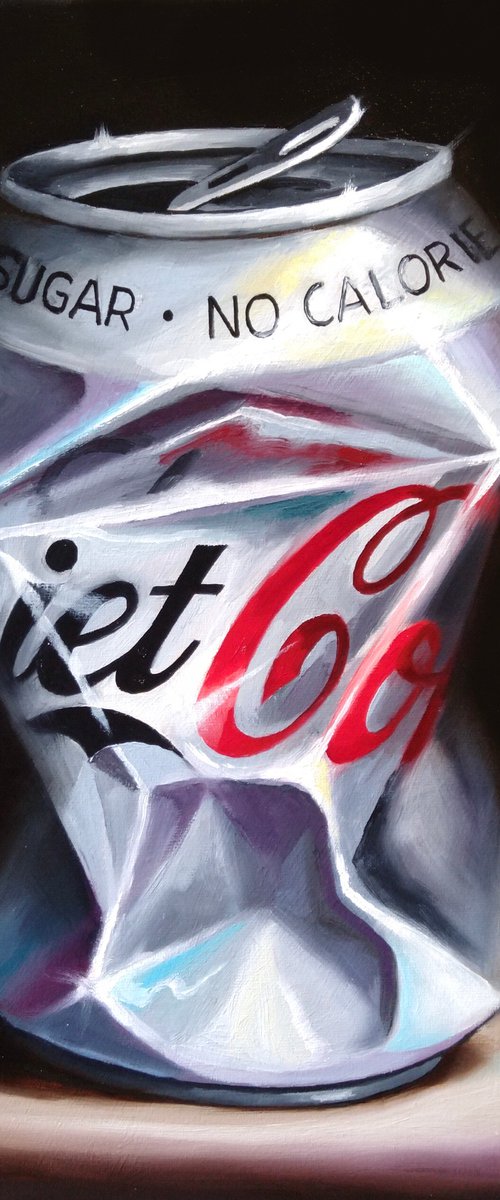 Diet Coke Crush #1 still life by Jane Palmer Art