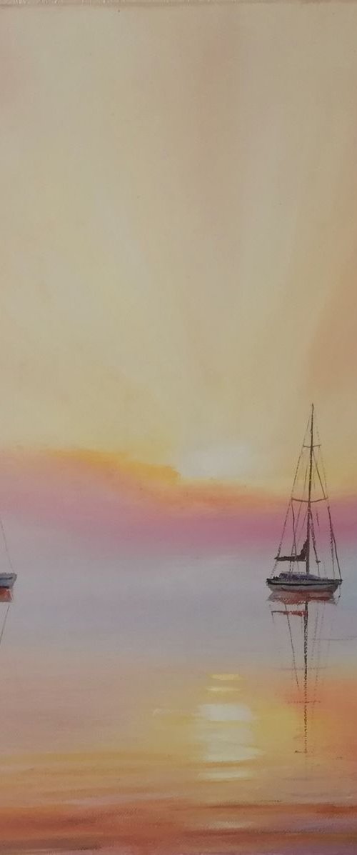 Sailing into the Sunset by Paul Narbutt