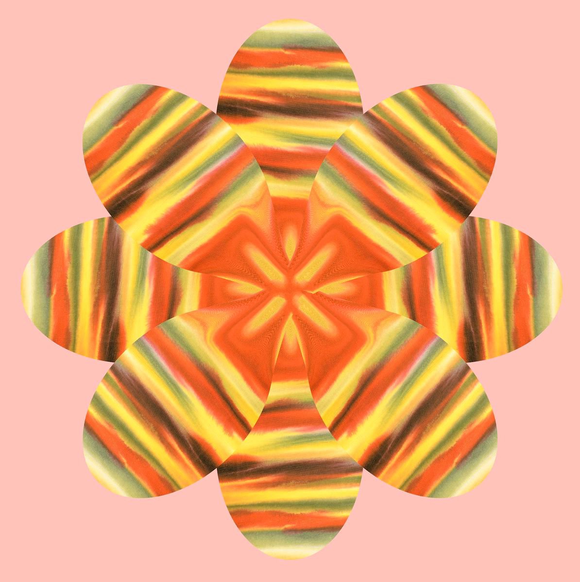 Abstract Giclee Print By Sumit Mehndiratta, 40 X 40", Eerio, Original Artwork