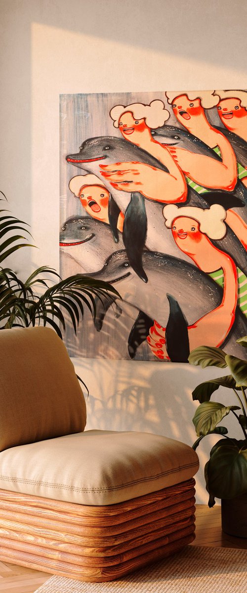 DOLPHINS by YANA MEDOW