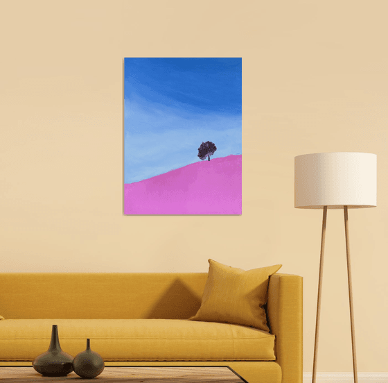 Abstract Landscape.Tree.