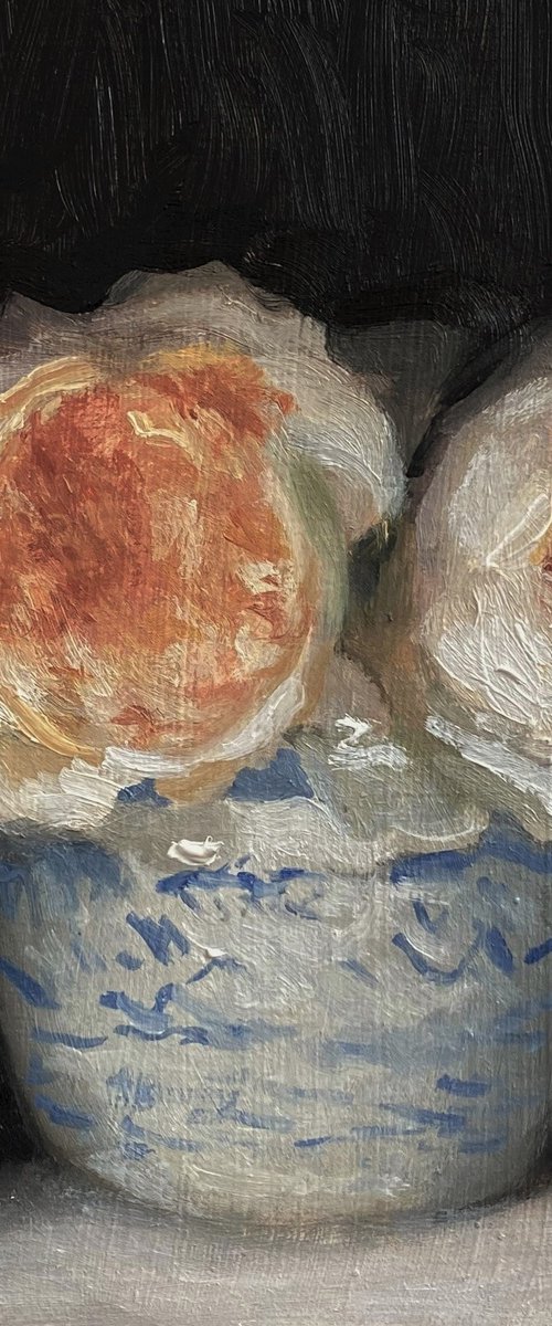 David Austin Roses Still Life. by Jackie Smith