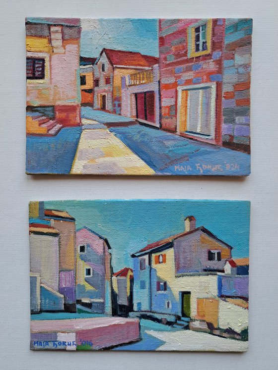 Set of two paintings, 22