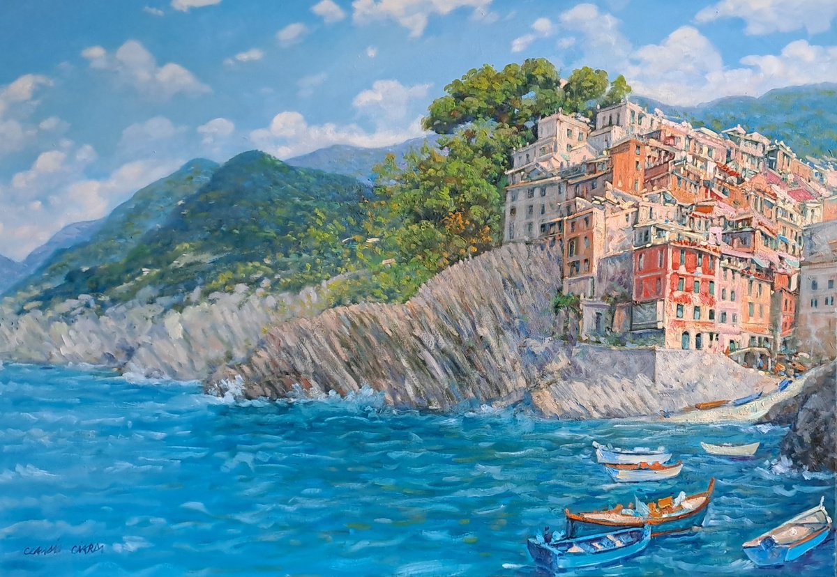 Riomaggiore by Claudio Ciardi