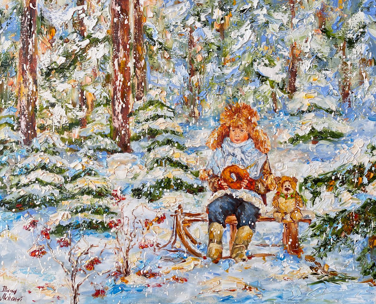 Russian Winter By Diana Malivani, 20 X 16, Artwork For Sale On Artfinder