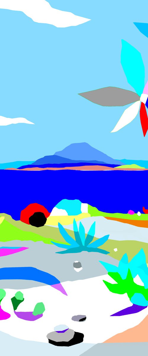 The lost world (pop art, seascape) by Alejos