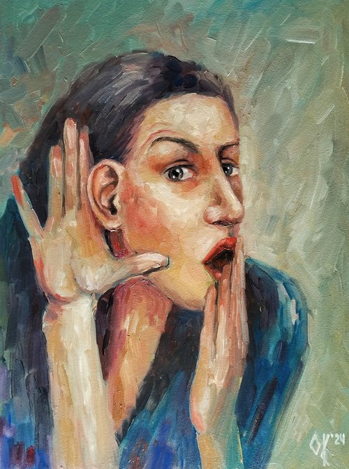 Eavesdropping by Olena Kucher