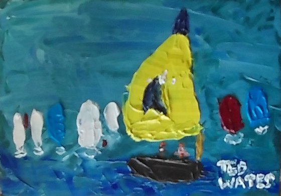 Yacht race, Isle of Wight
