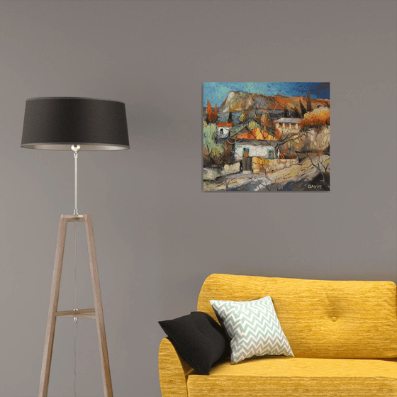 Village Under the Golden Ridge